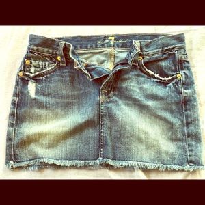 7 for all mankind skirt